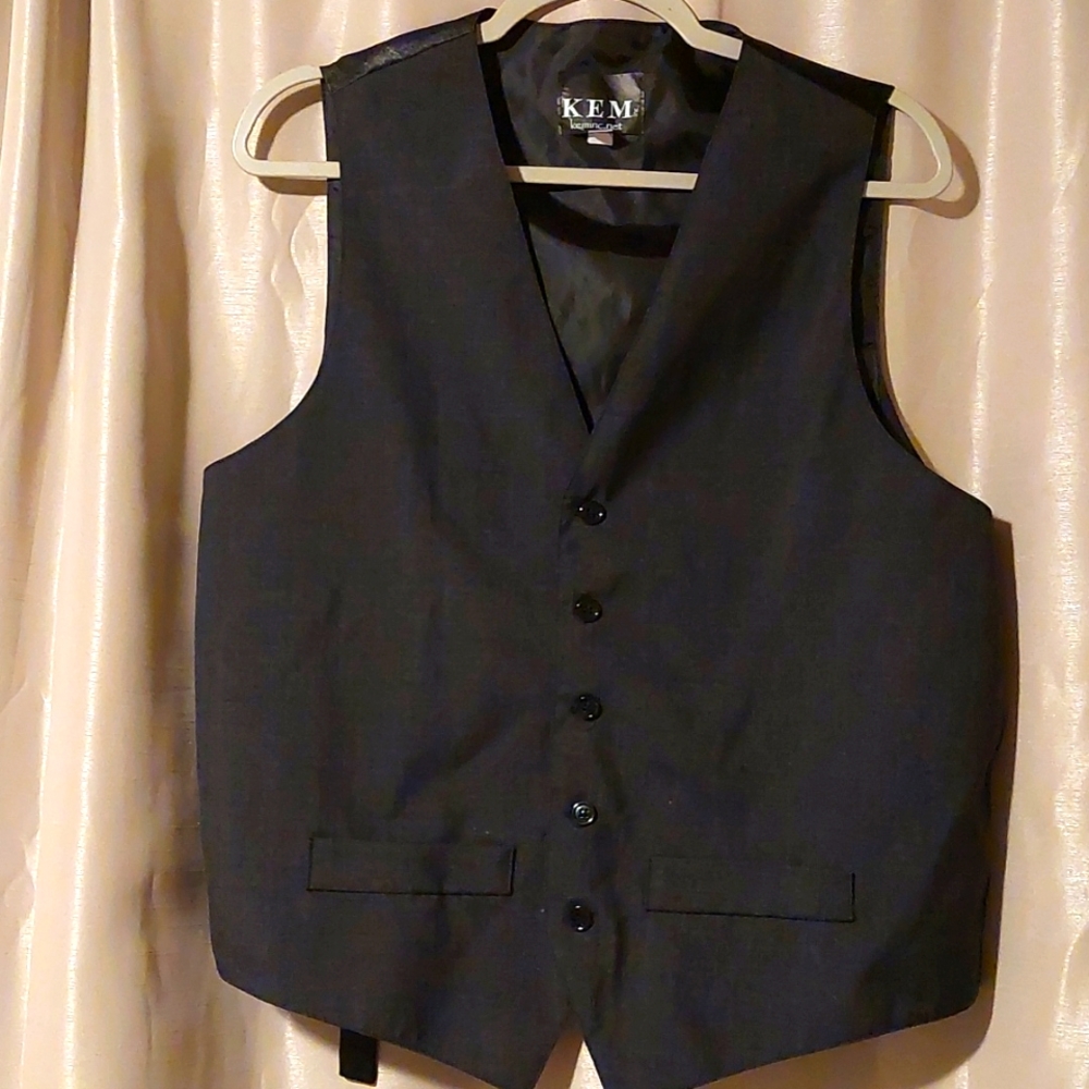 Dual-Tone Men's Suit Vest